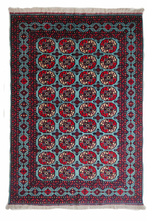Afghan Teppich Frontal
