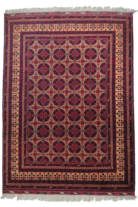 Afghan Teppich front