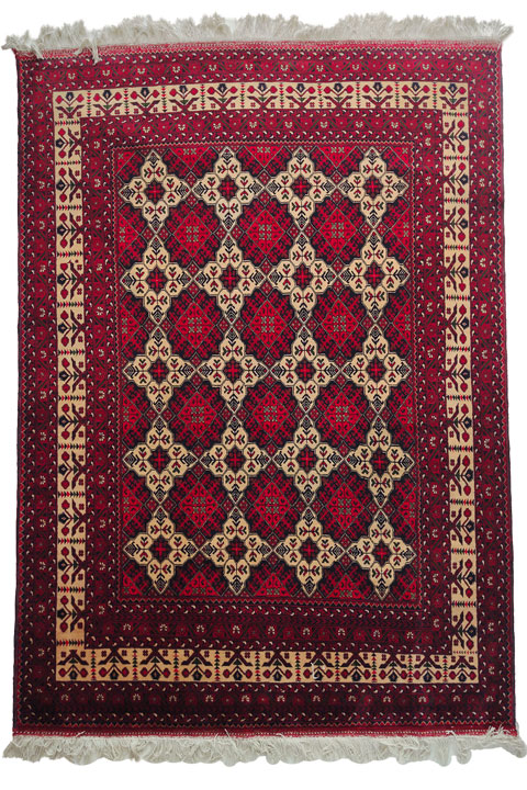 Afghan Teppich front