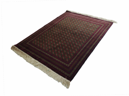 Afghan Teppich seitlich